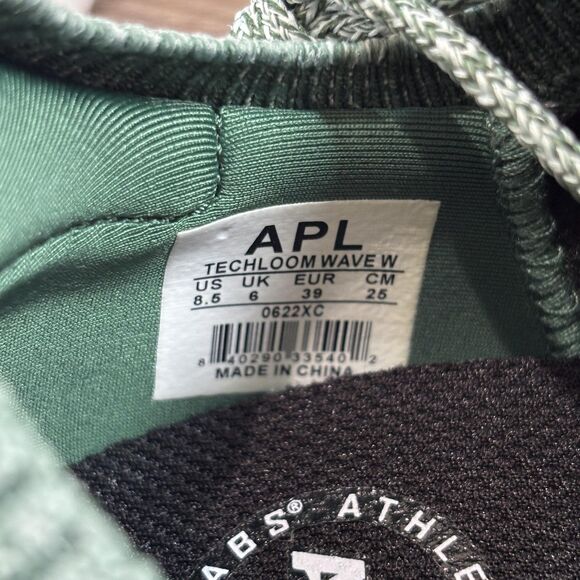 APL TechLoom Wave Shoes Women's 8.5 Green Peppermint Running Slip On - Picture 8 of 9